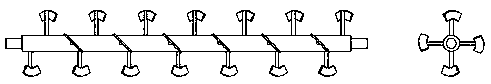 Device and method for enhancing heat and mass transfer of sludge superheated steam drying