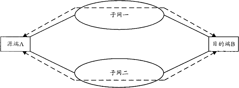 Method and device for checking business sub network connection protection