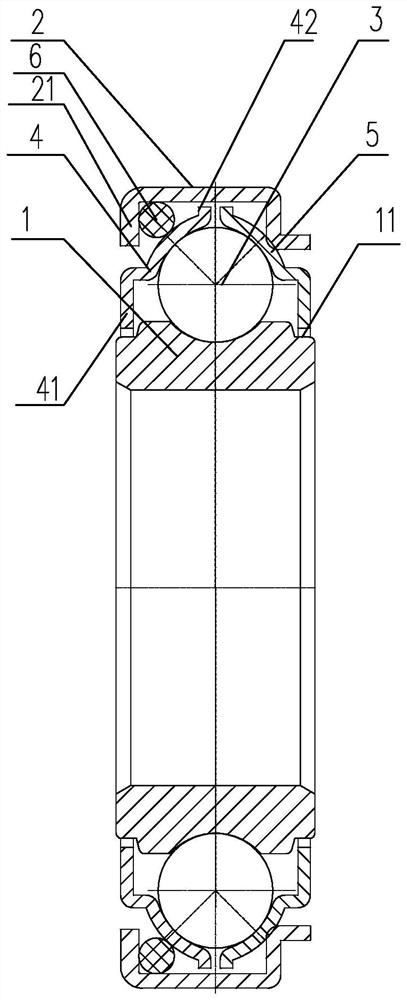 Conductive semi-rigid bearing