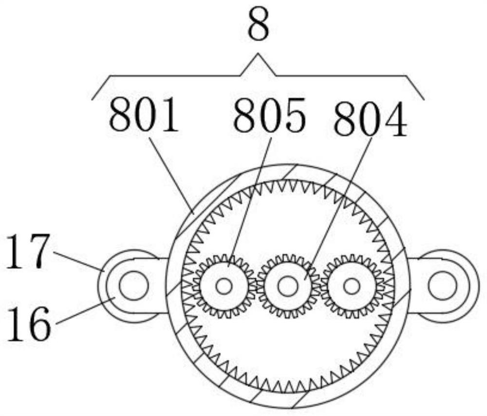 Intelligent fire-fighting robot with multi-angle adjustment function