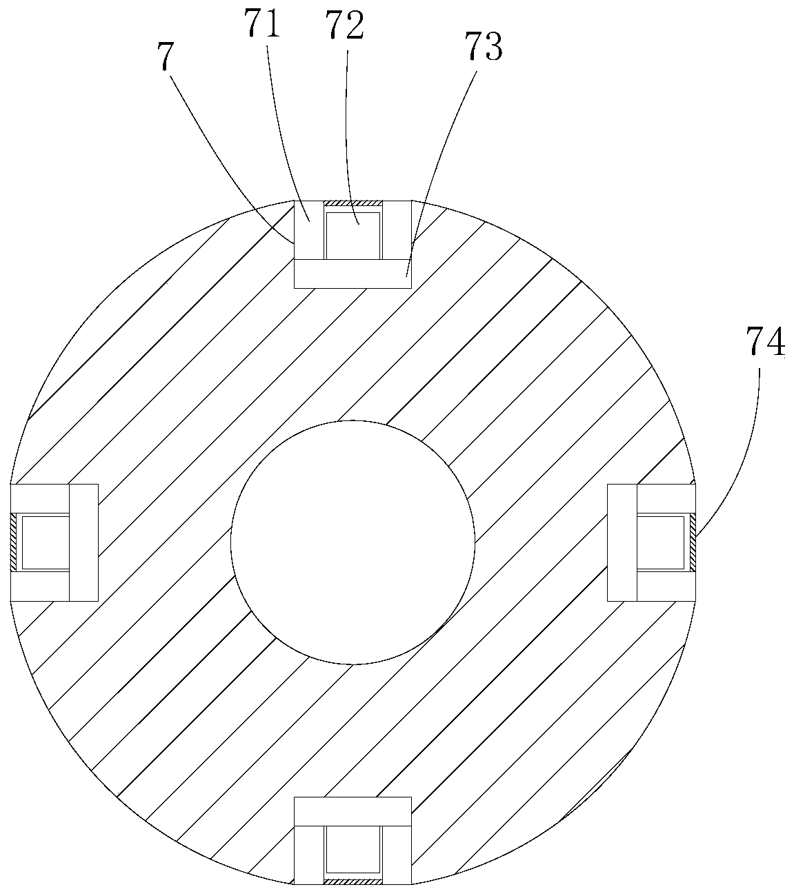 A kind of screw extruder measurement and control cooling equipment