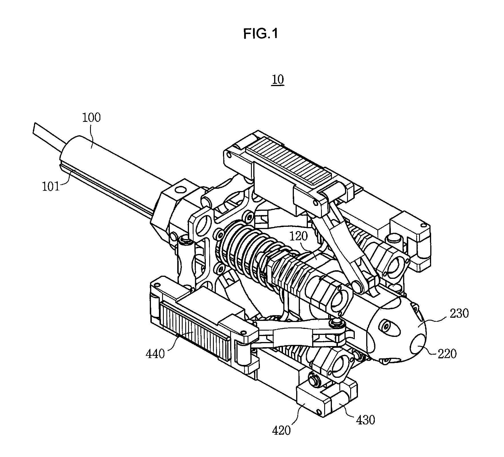 Inspecting device including detachable probe