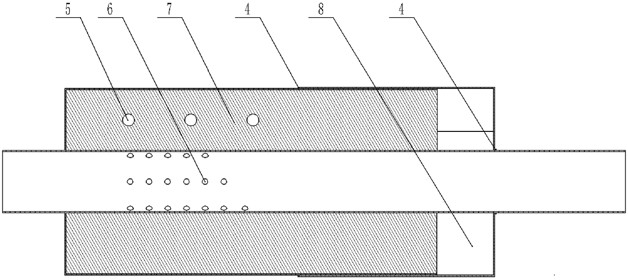 Frequency-adjustable type single-pole multi-frequency resonance muffler