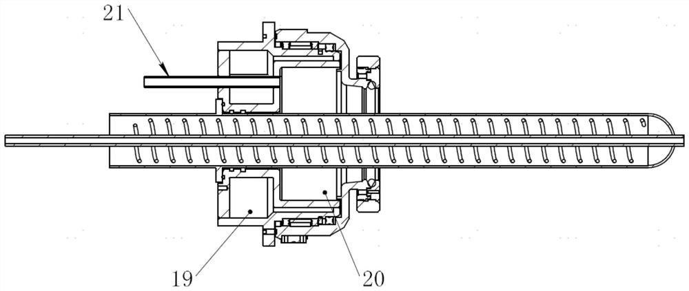 A kind of pcvd lathe multi-channel rotary chuck