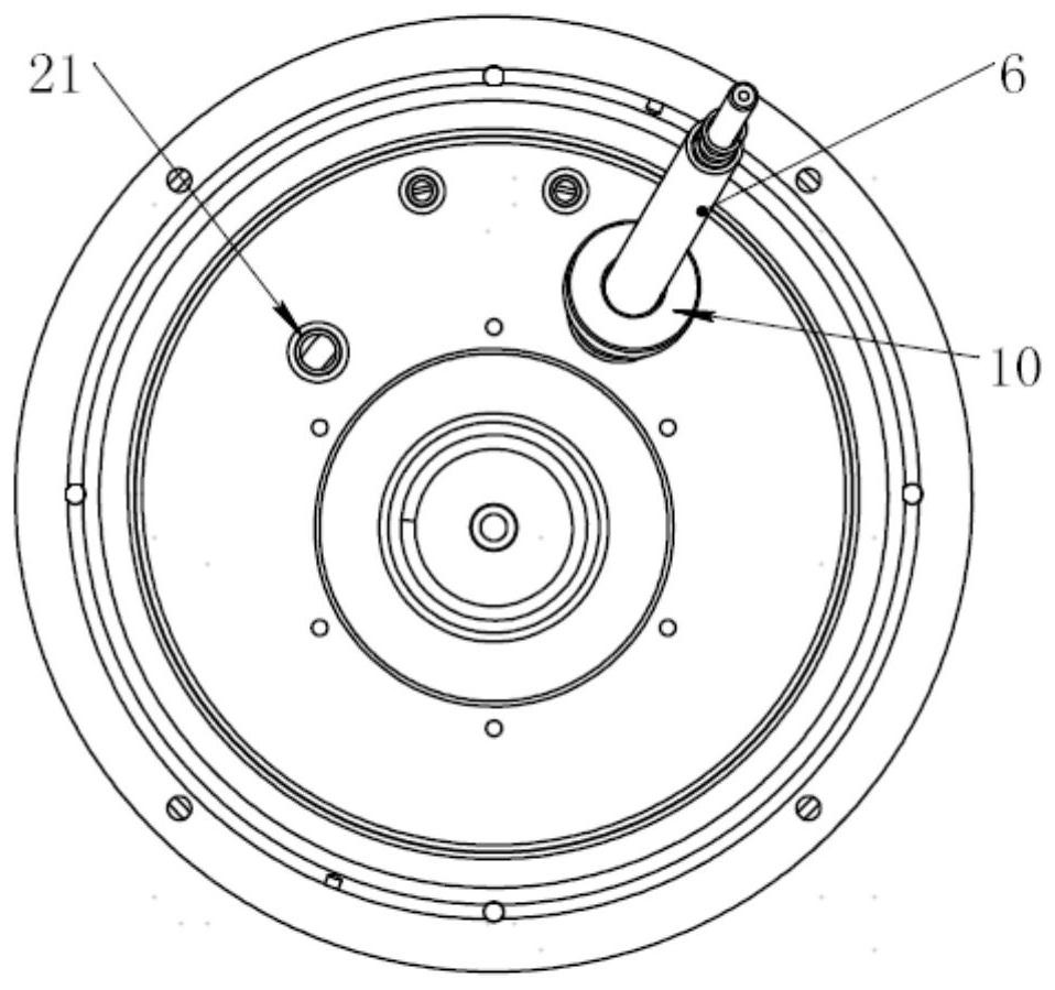 A kind of pcvd lathe multi-channel rotary chuck