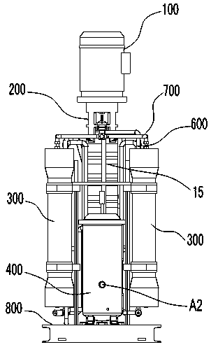 Reverse osmosis membrane and pump integrated seawater desalination unit