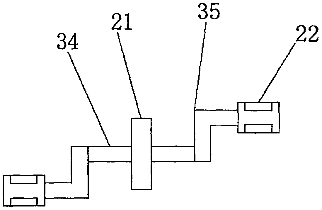 Rehabilitation leg training device for neurology department