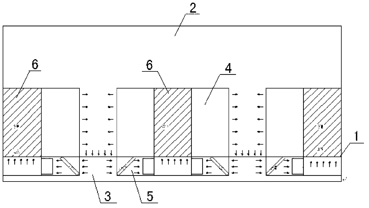 Closed cold channel data center with cold region and hot region