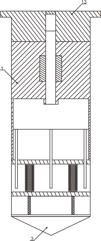 Device used for detecting moisture in dry soil