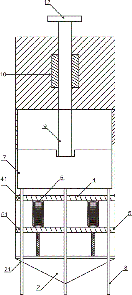 Device used for detecting moisture in dry soil