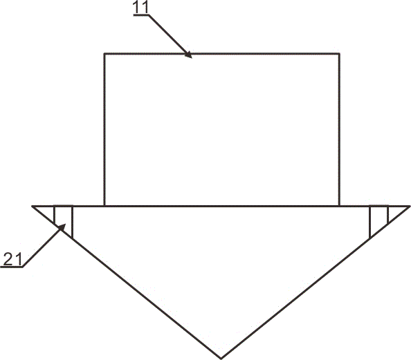 Device used for detecting moisture in dry soil