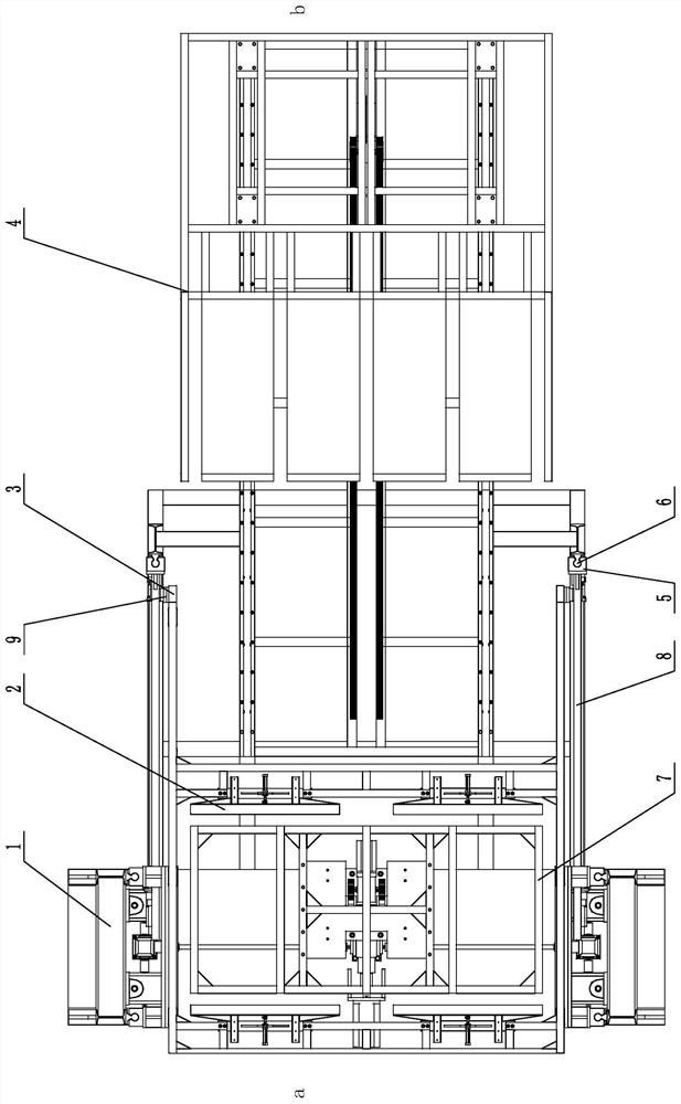 Automatic feeding and unloading equipment for veneer heat press