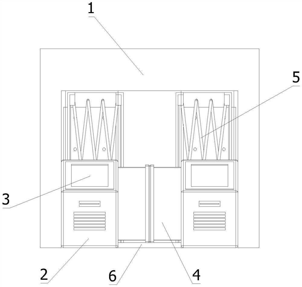 Weak-current access control device for security and protection based on Internet of Things