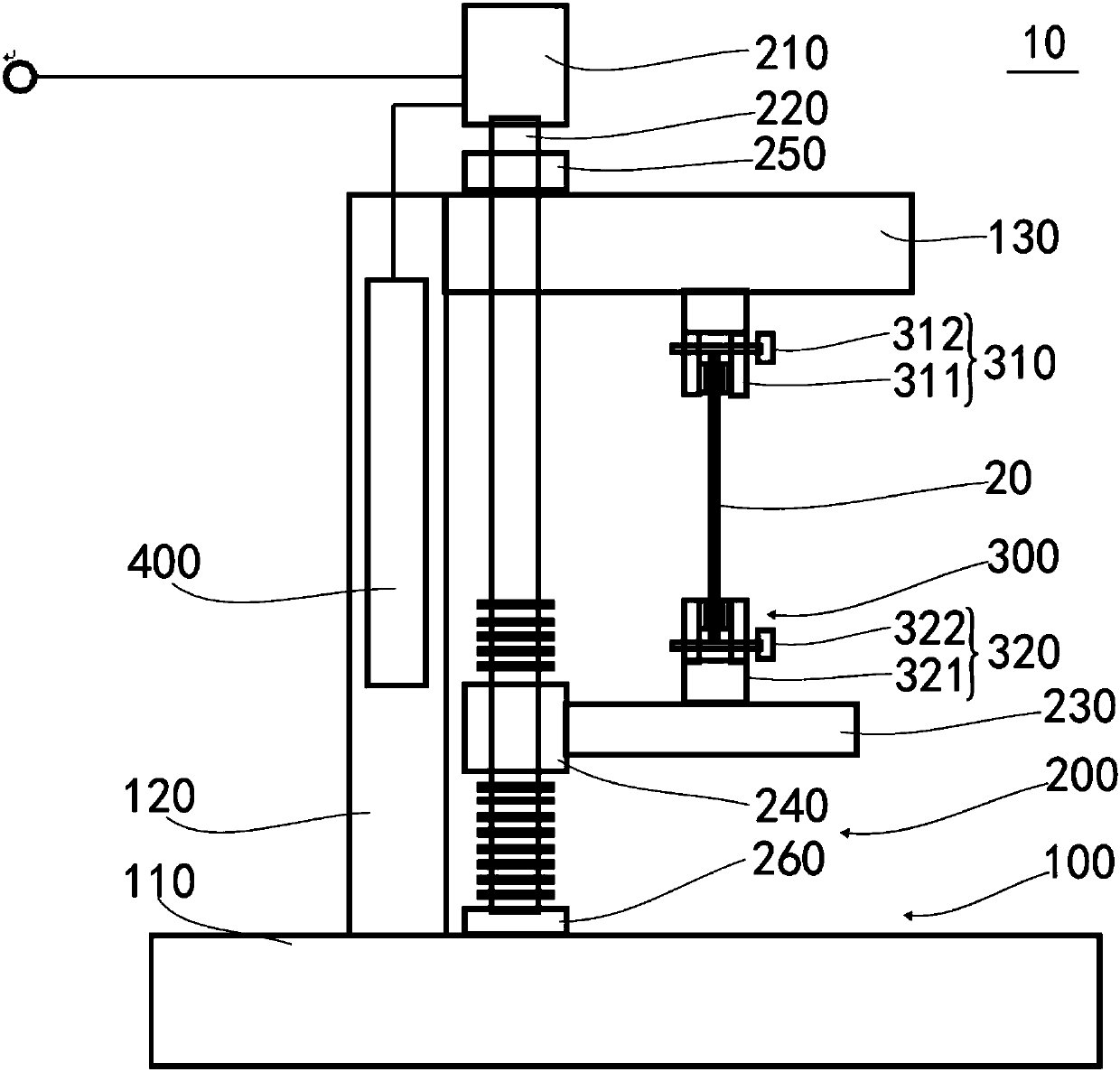 Mechanism and method for measuring resilience of knitted fabric piece