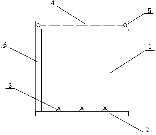 Glass curtain wall easy to clean