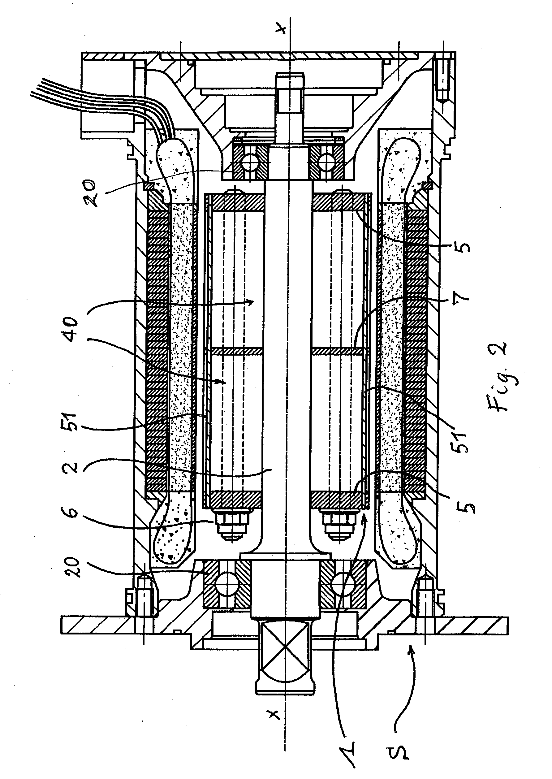 Electrical machine having a rotor specially adapted to high speeds