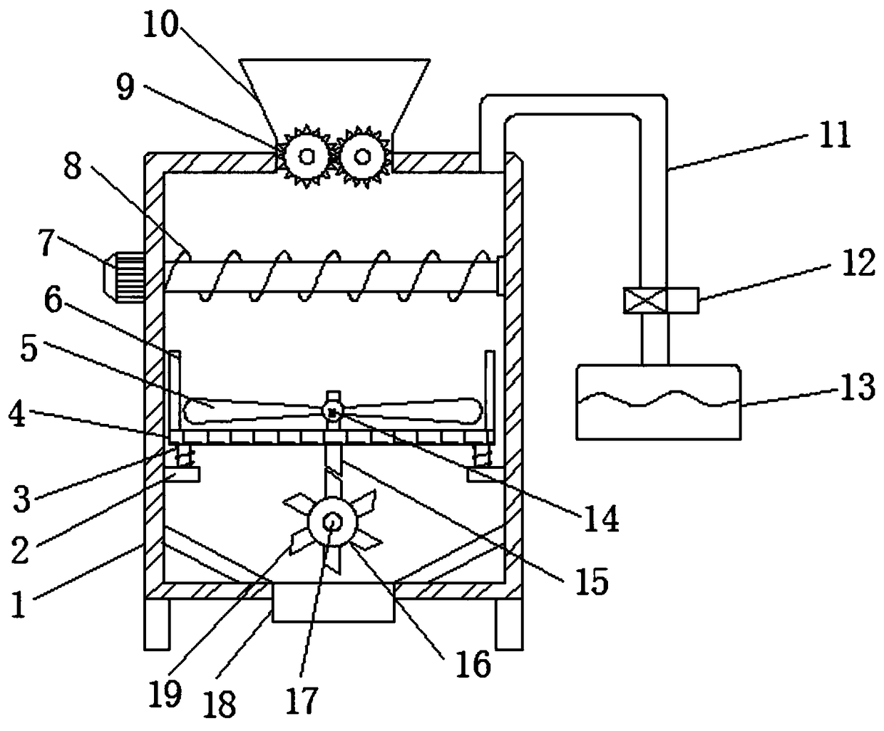 Method for processing high-efficiency fish feed