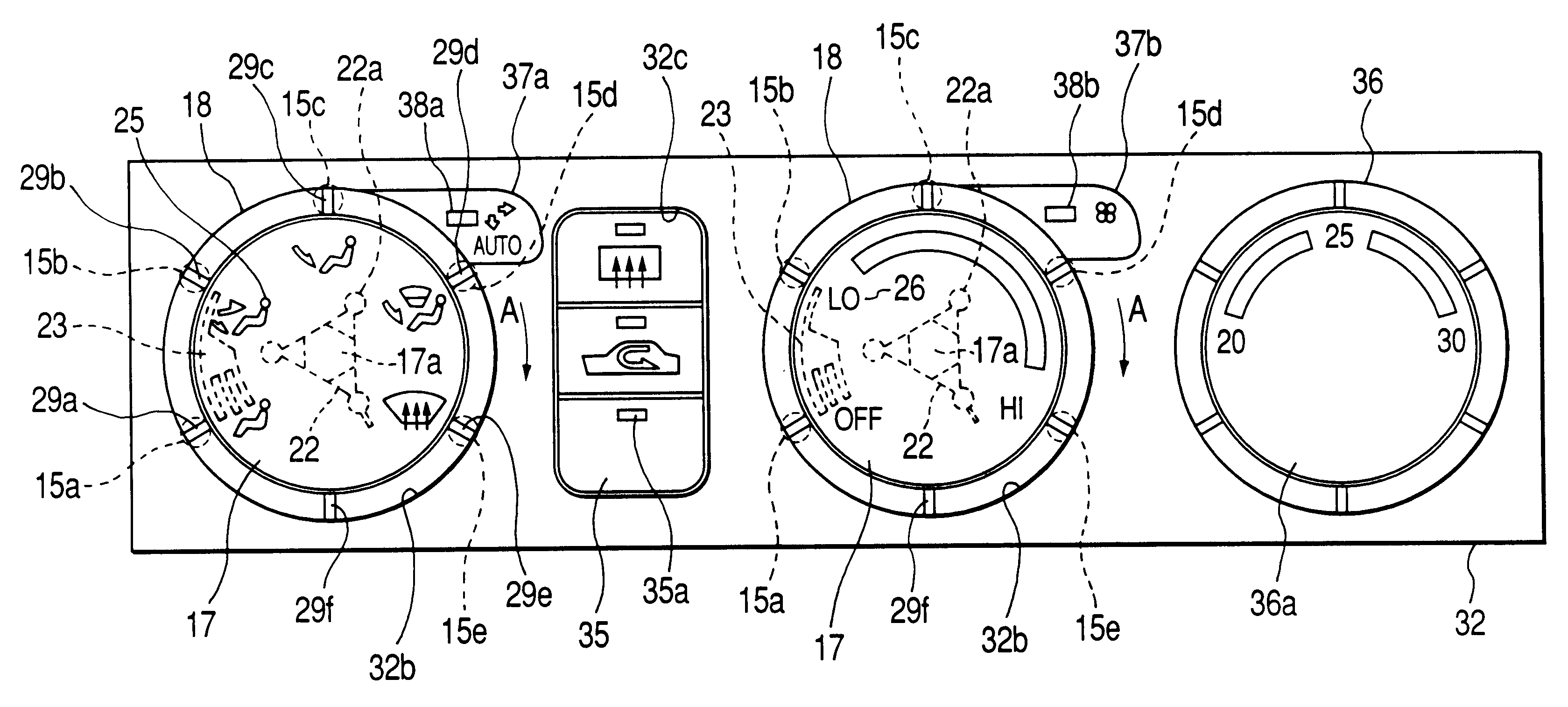 Dial operating device