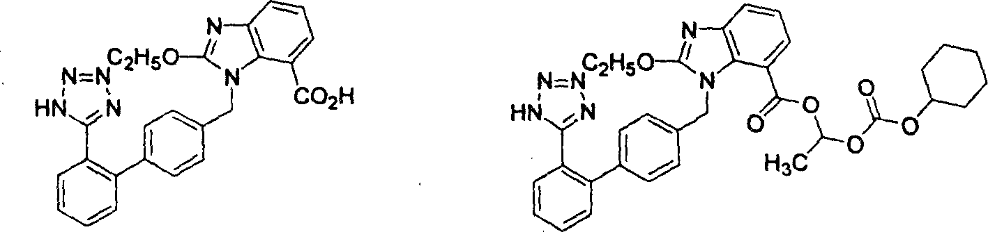 Method for preparing candestartan