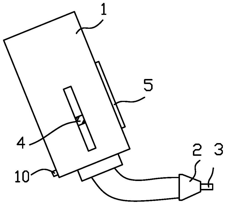 Adjustable nasal cavity cleaning device