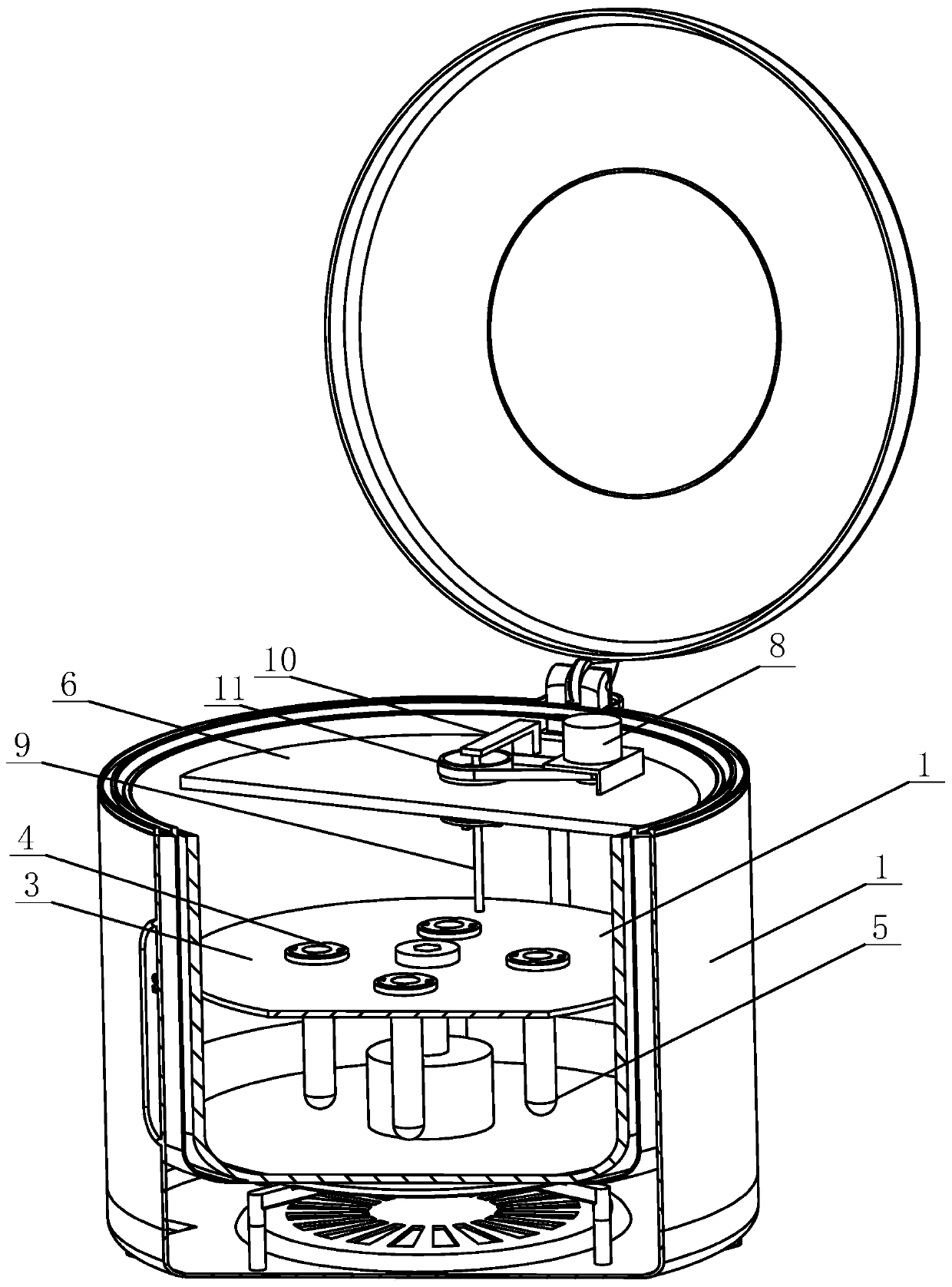 Resveratrol tablet and processing and production equipment thereof