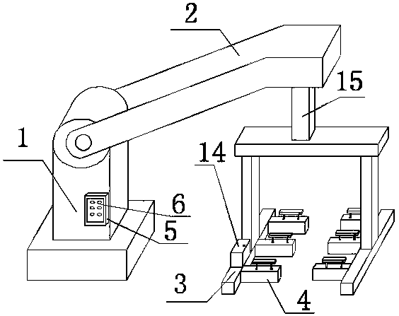 A packaging robot for home decoration board transportation