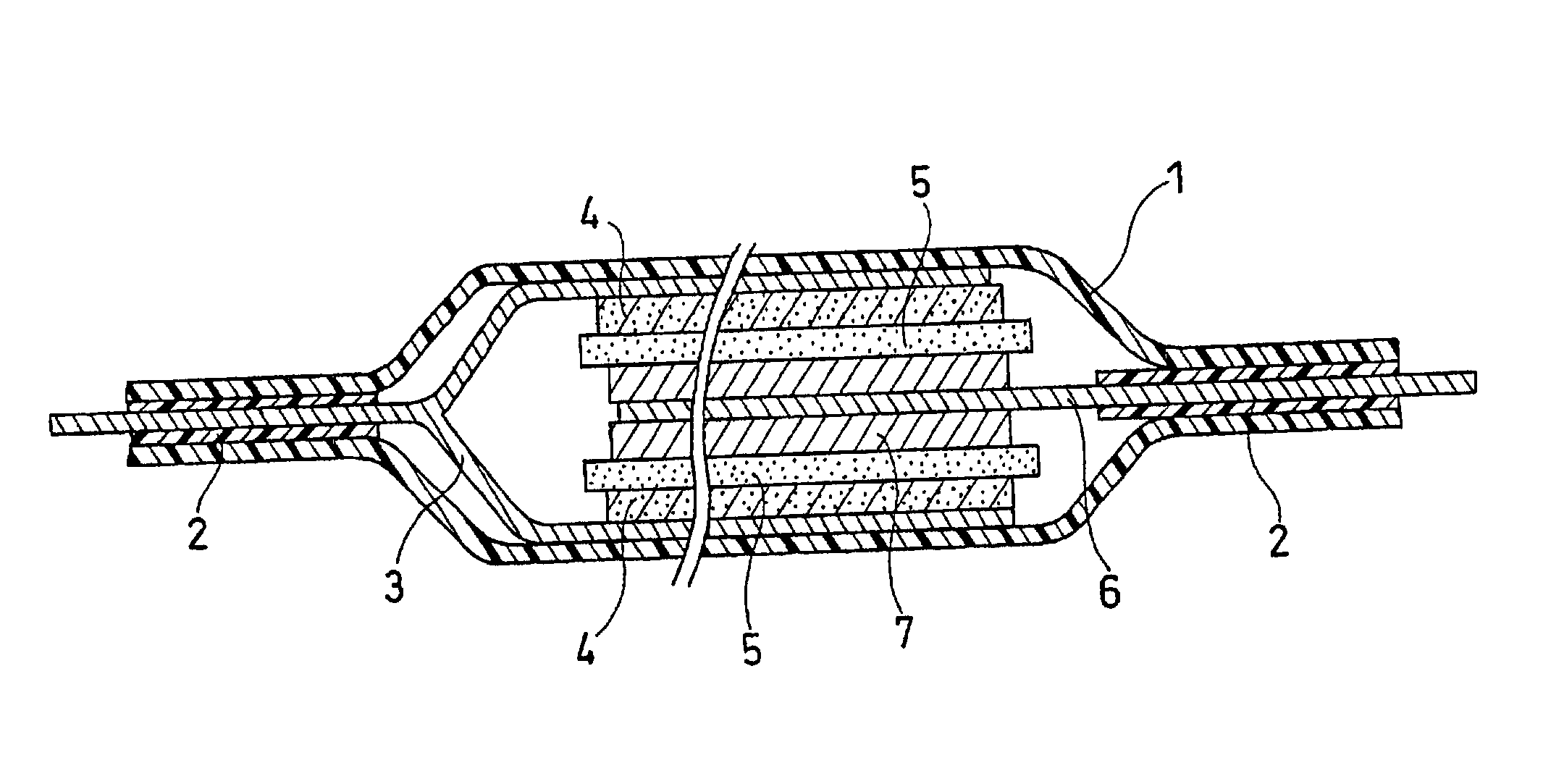 Lithium polymer secondary cell