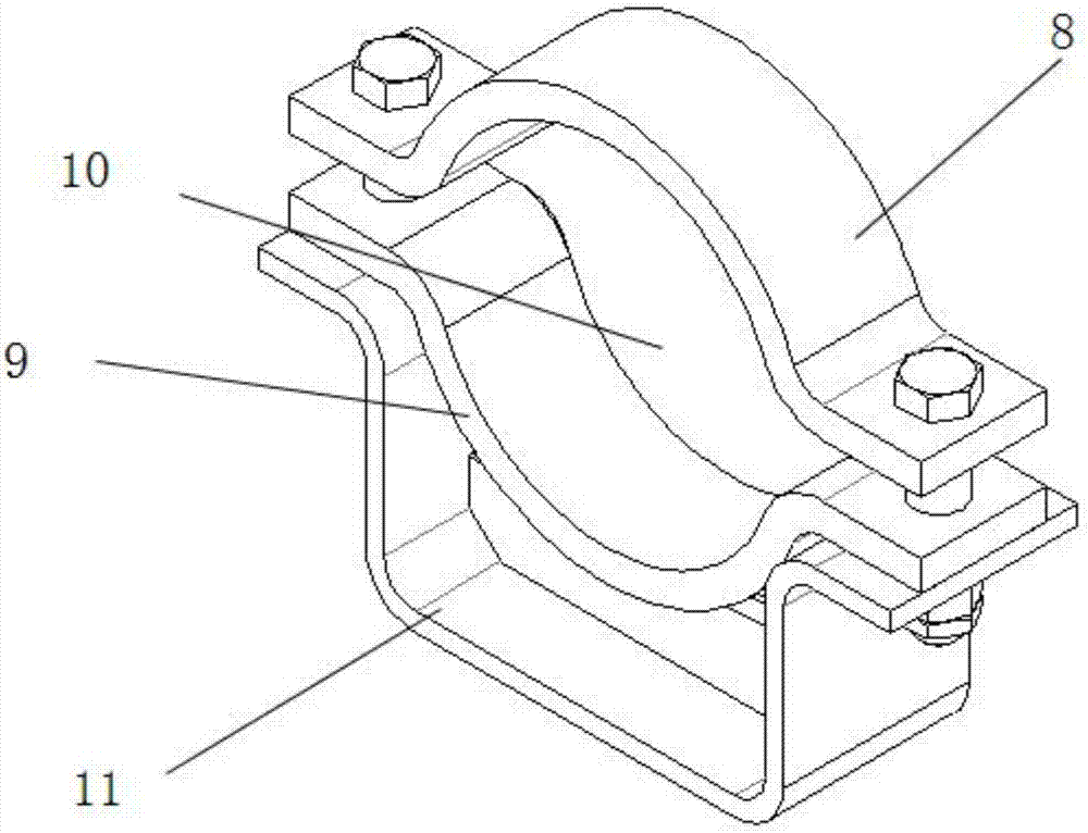 A test tool and test method for standard support and hanger of nuclear grade pipeline