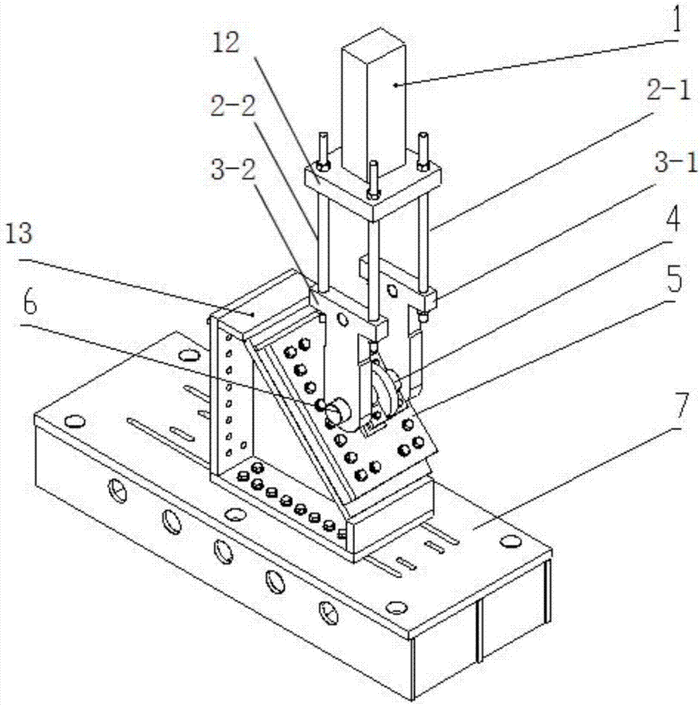 A test tool and test method for standard support and hanger of nuclear grade pipeline