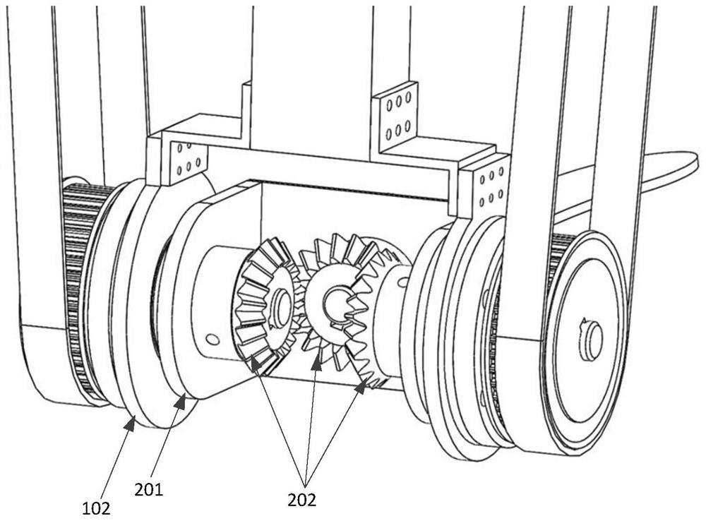 A three-degree-of-freedom flapping motion test platform