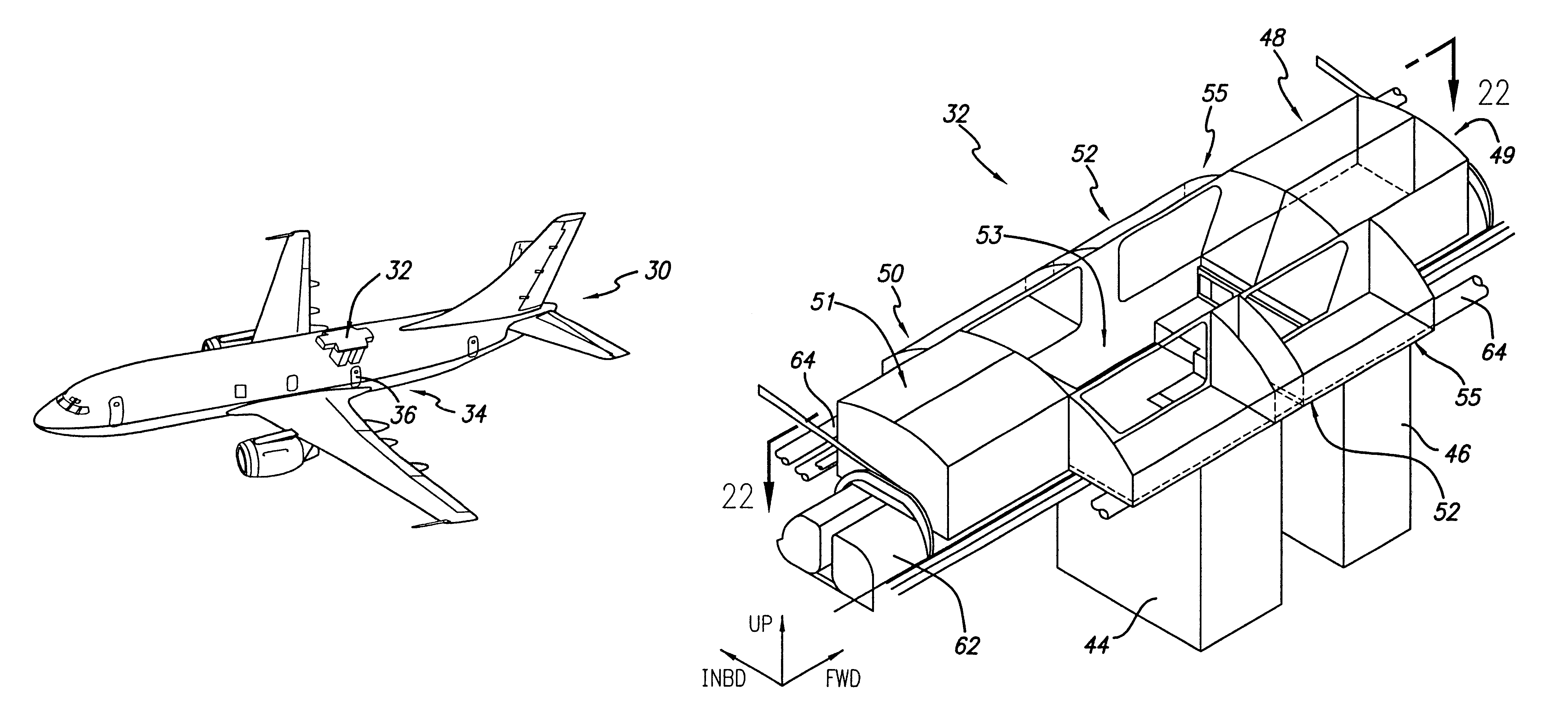 Aircraft crew rest station for a long distance airline flight