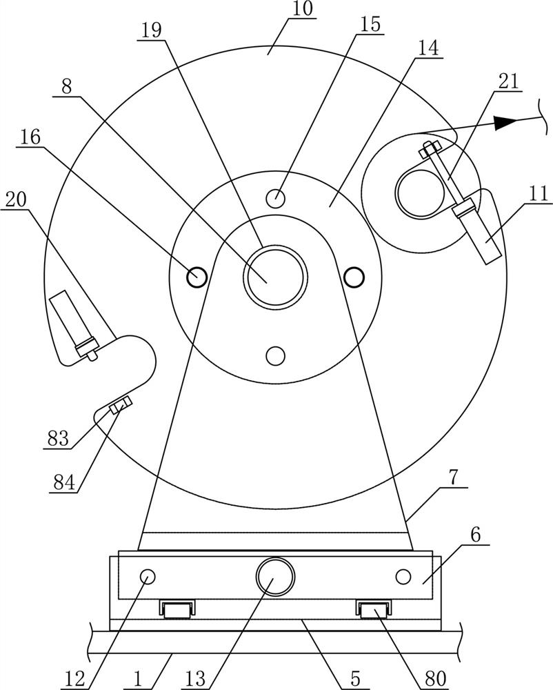 A film transfer device for changing rolls