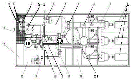 Mobile integrated filter separation system device for colleting geothermal water