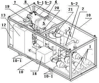 Mobile integrated filter separation system device for colleting geothermal water