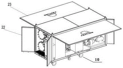 Mobile integrated filter separation system device for colleting geothermal water