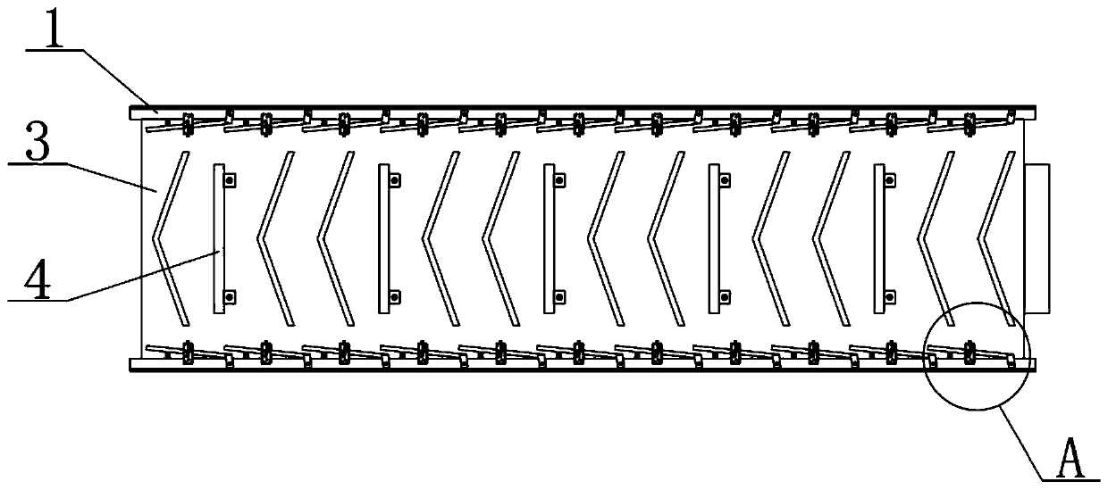 Conveying device used for steel product production