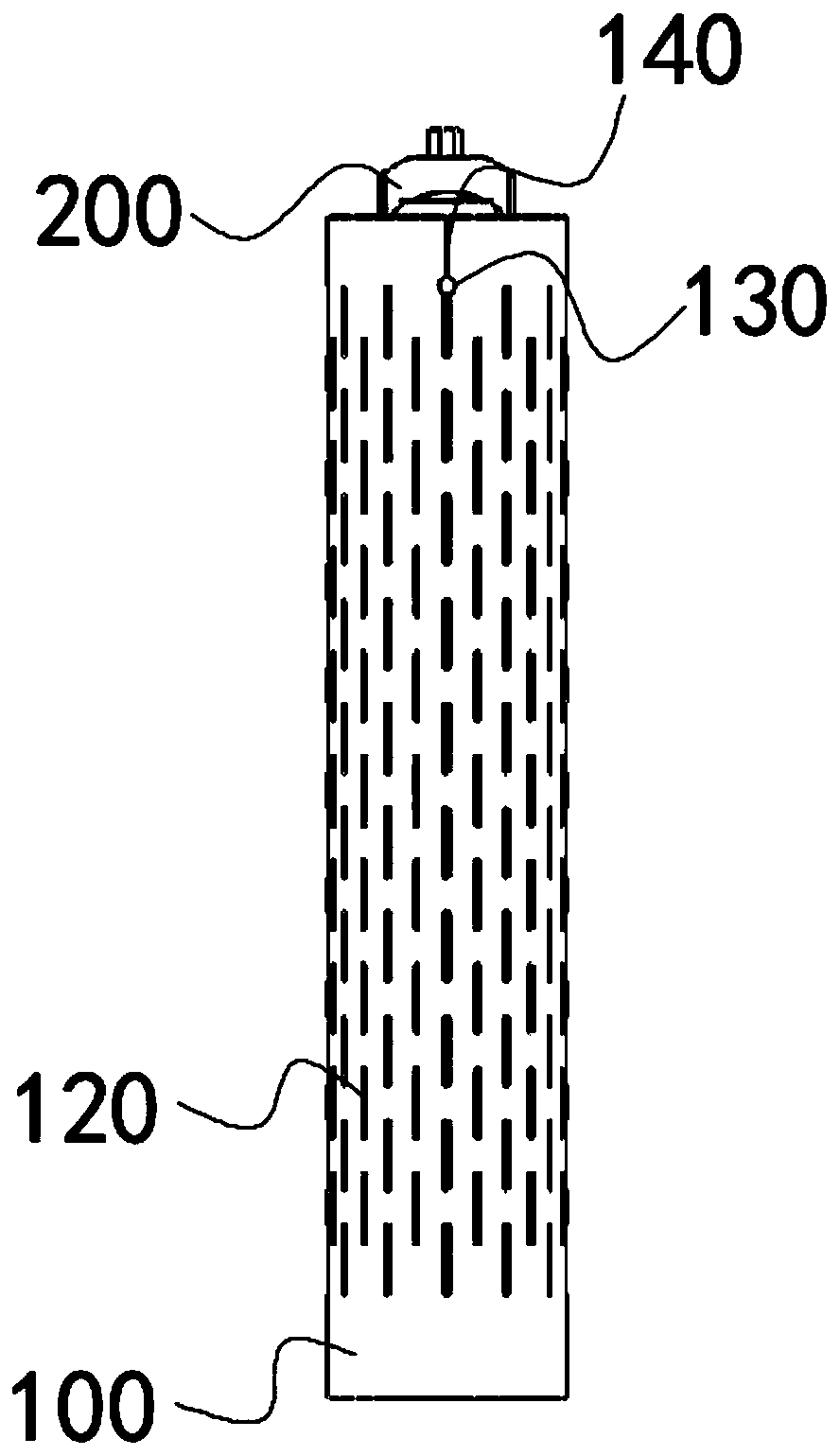 Air bag type expansion pipe