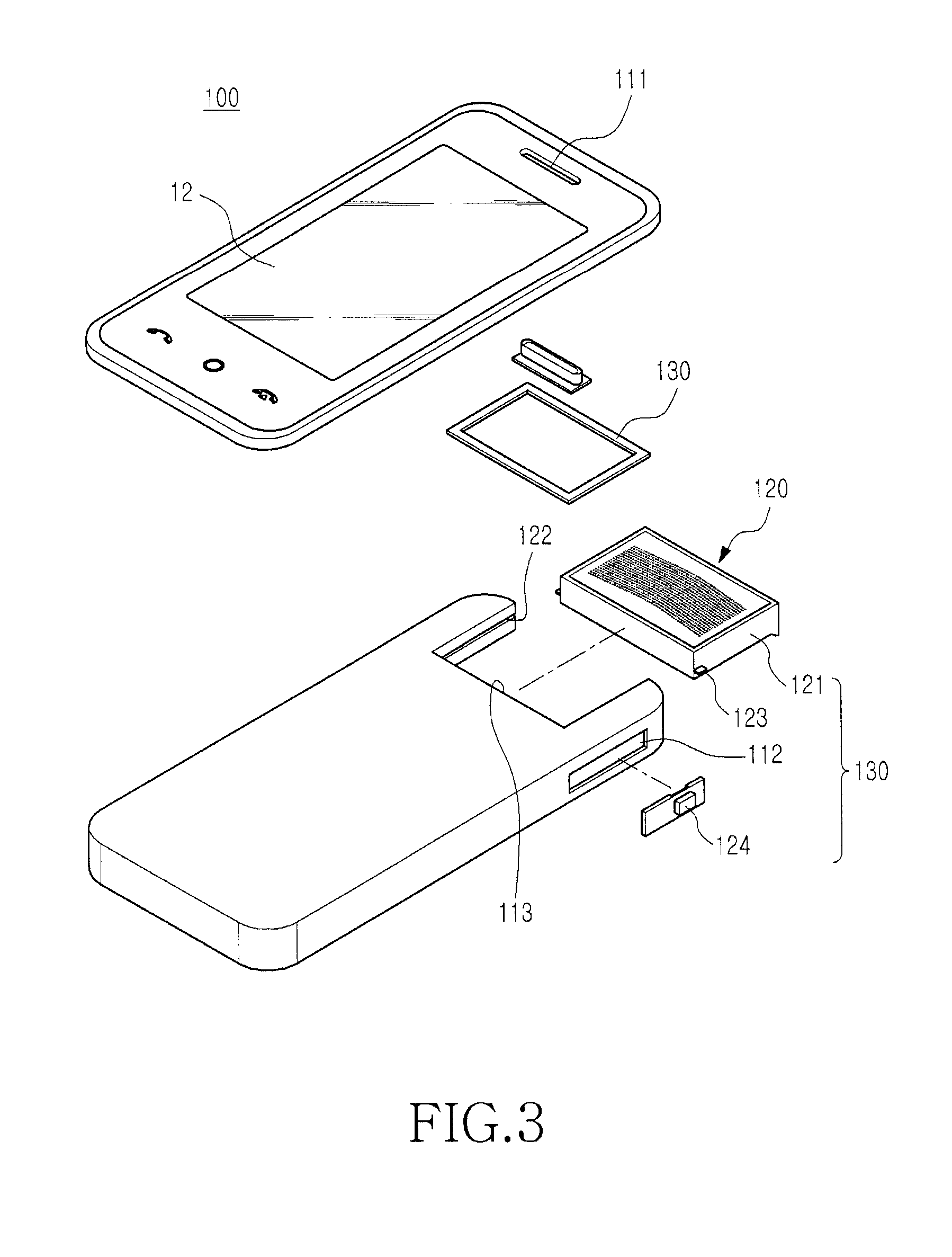 Portable terminal with speaker device