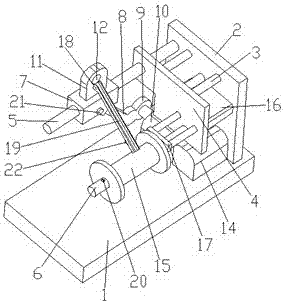 Textile automatic pushing and take-up device with locating function