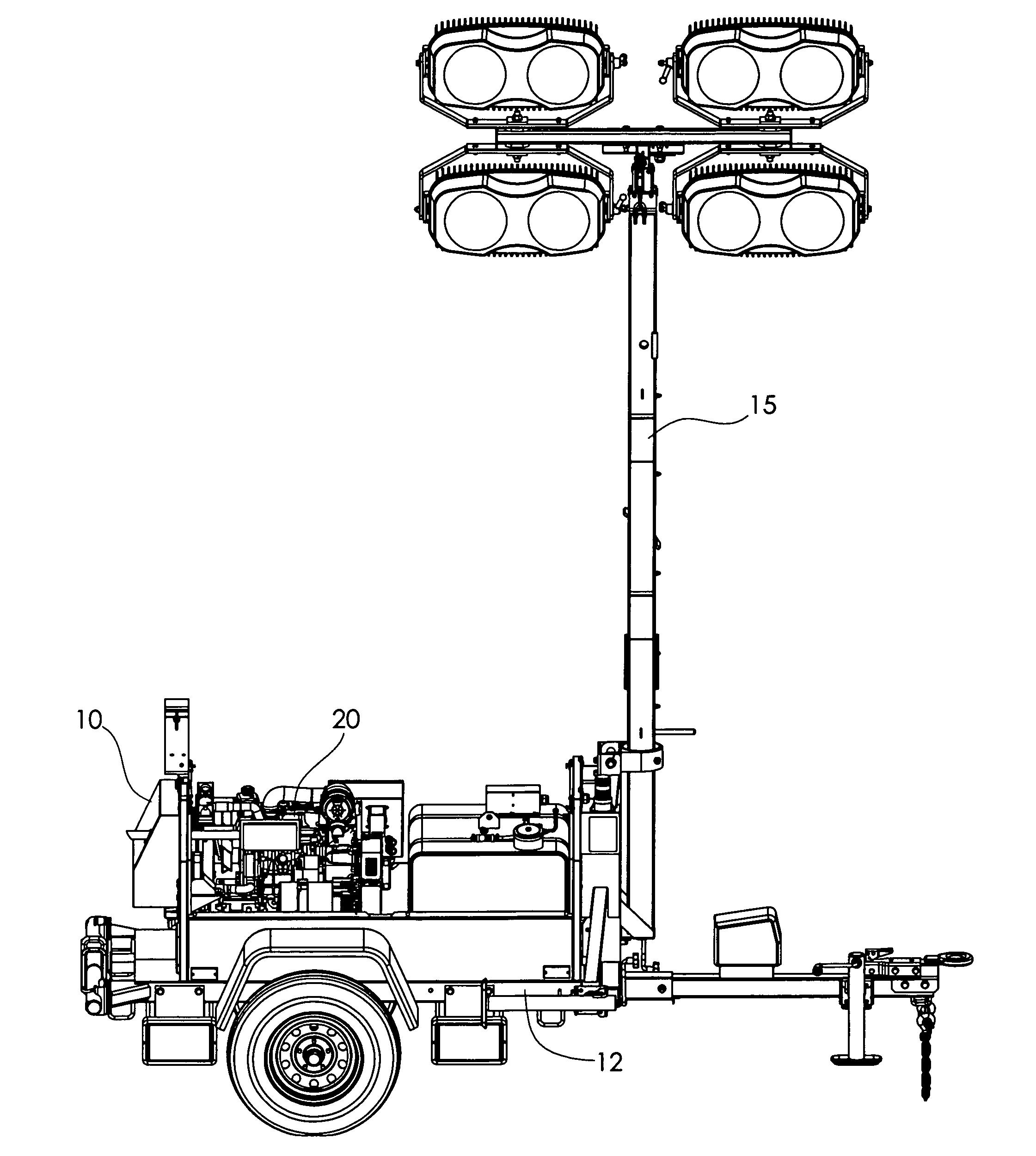 High efficiency portable power plant