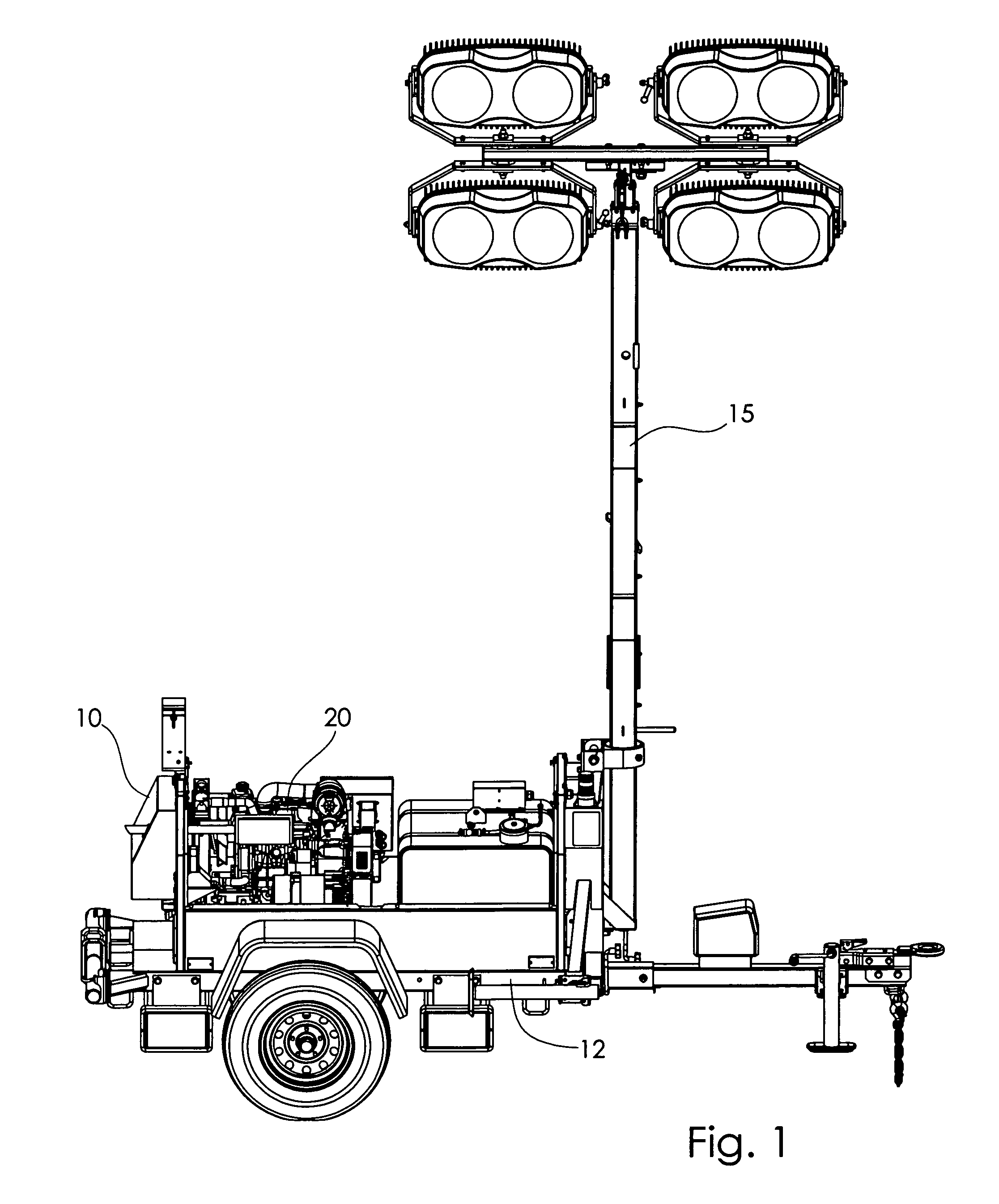 High efficiency portable power plant