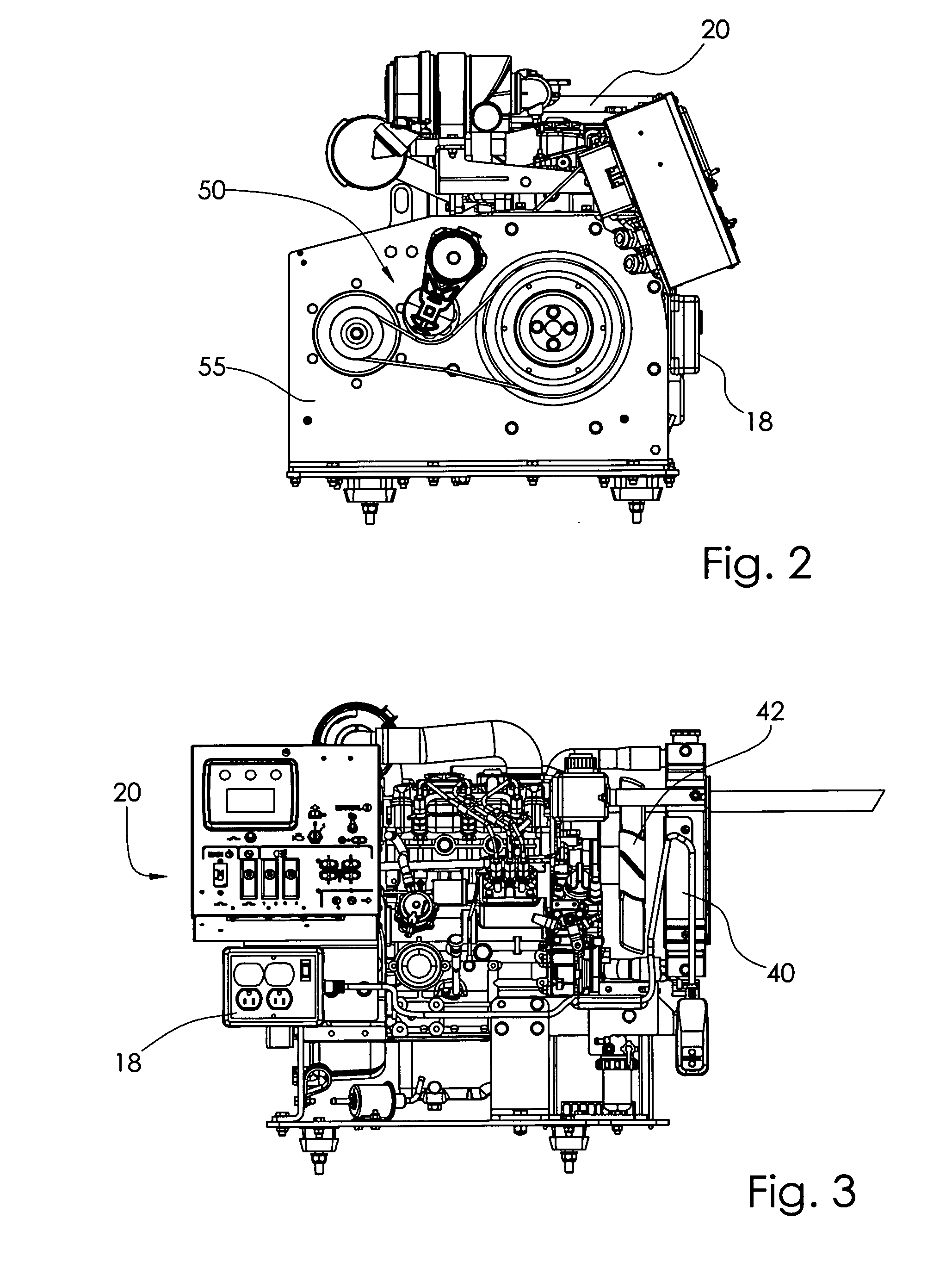 High efficiency portable power plant