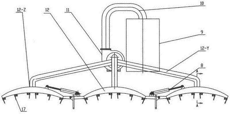 Self-propelled insect suction machine