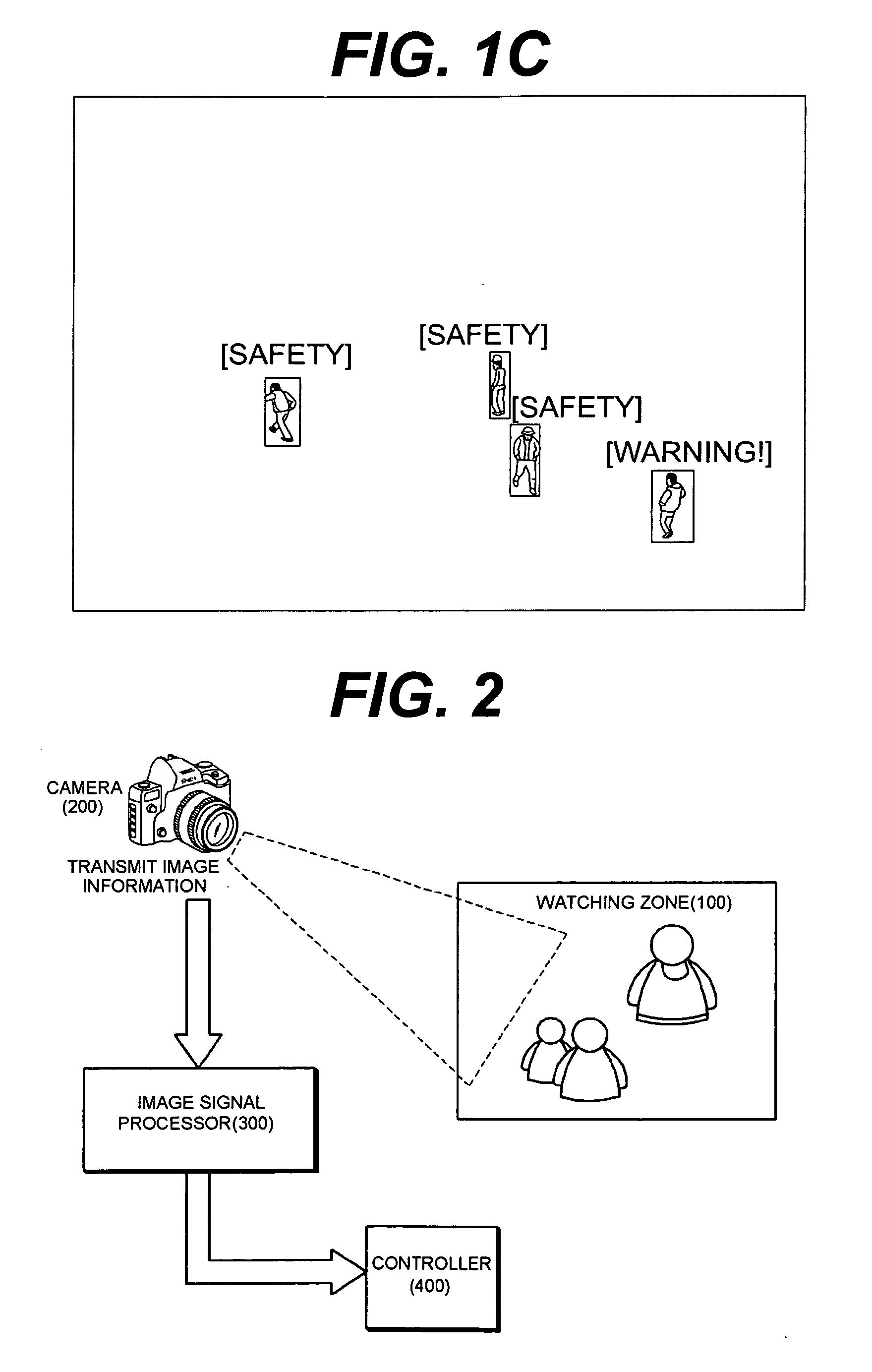 Vision watching system and method for safety hat