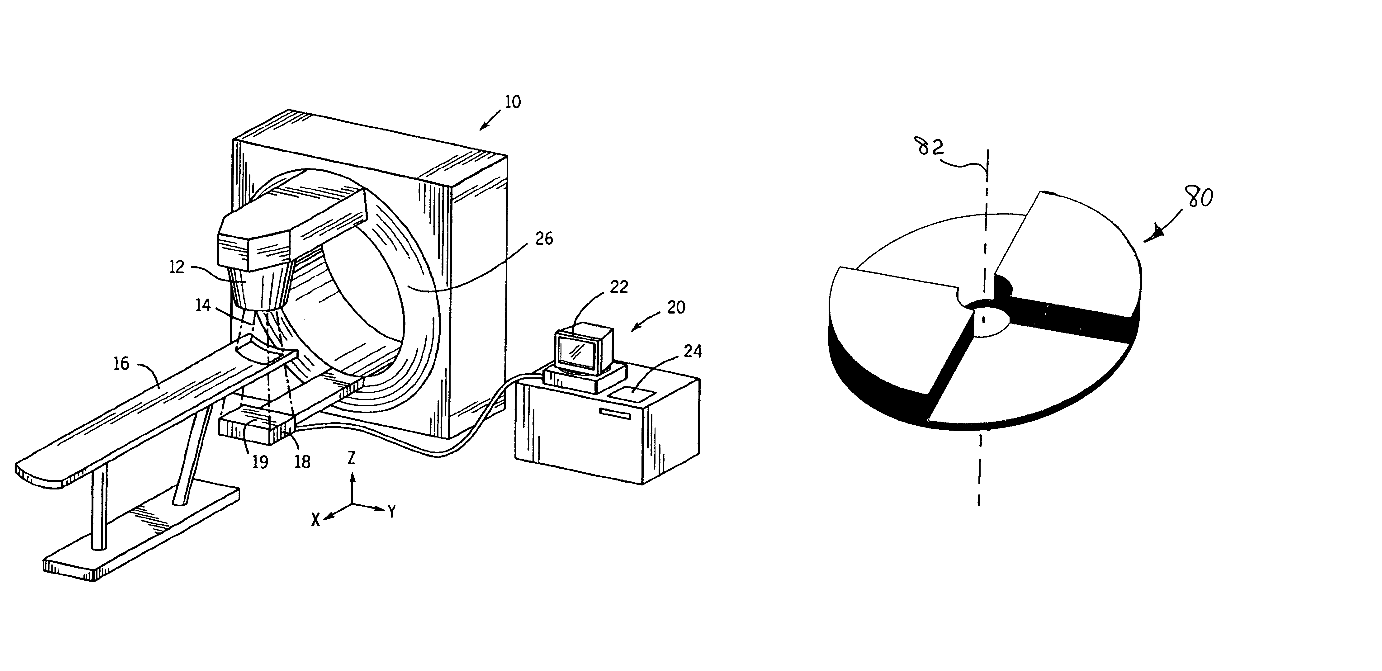 Portal imaging using modulated treatment beam