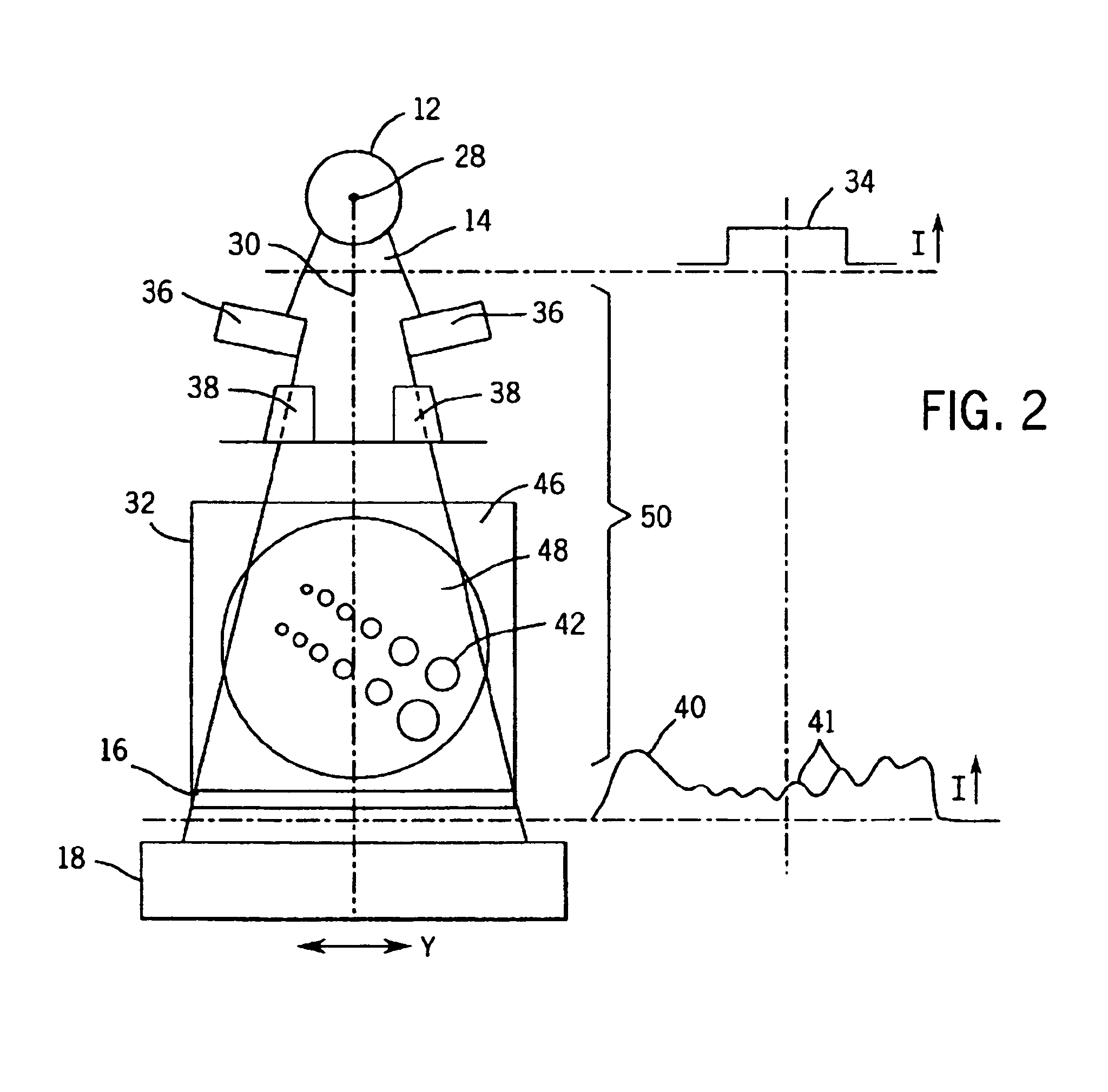 Portal imaging using modulated treatment beam