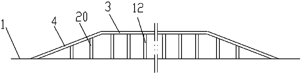 City three-dimensional parking garage and construction and application method thereof