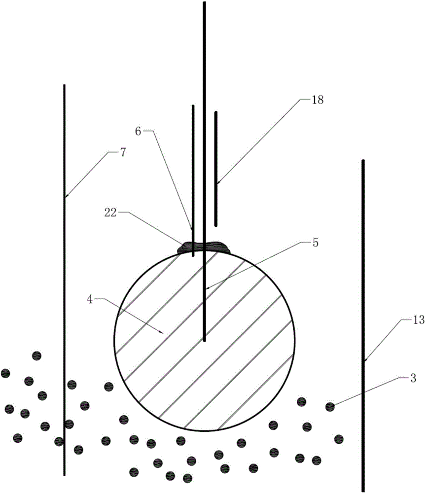 System for measuring real-time conditions of gas-solid reaction in fluidized bed