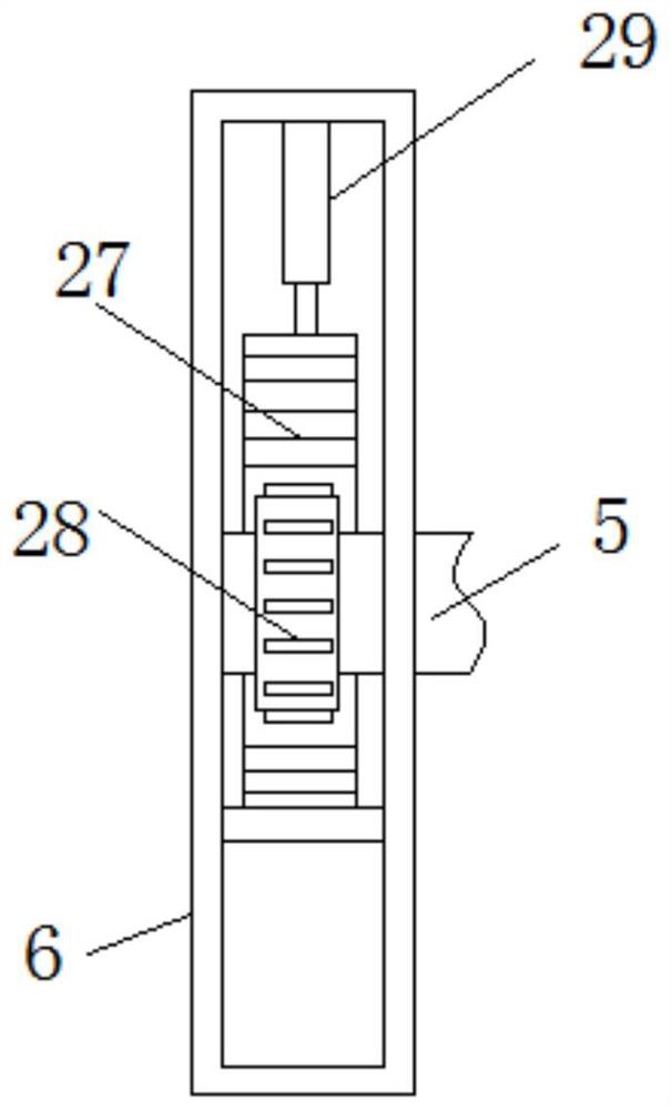 A dust removal device for computer parts processing