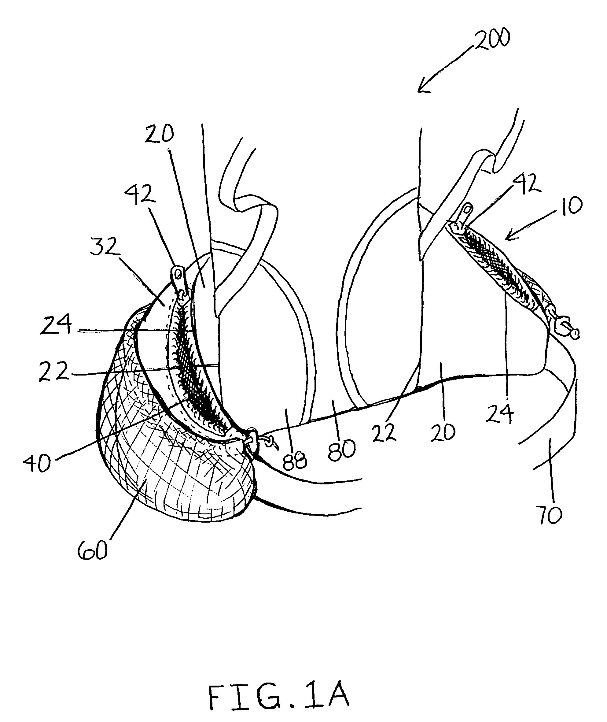 Wing pocket article carrier